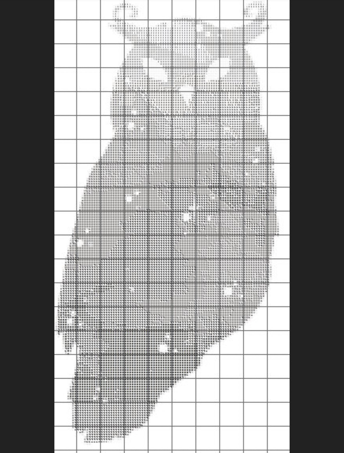 Starlight Owl Cross Stitch Pattern