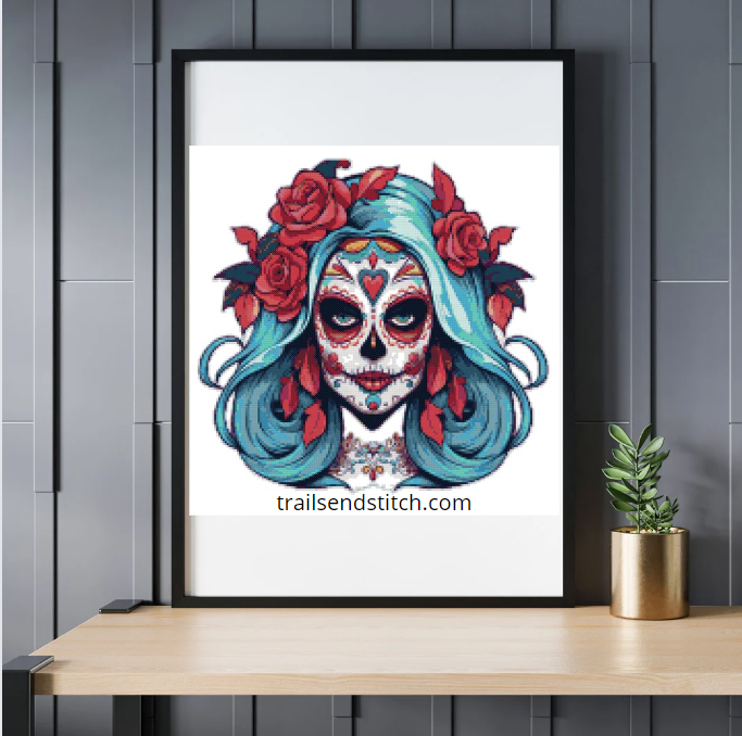 Day of the Dead Cross Stitch Pattern