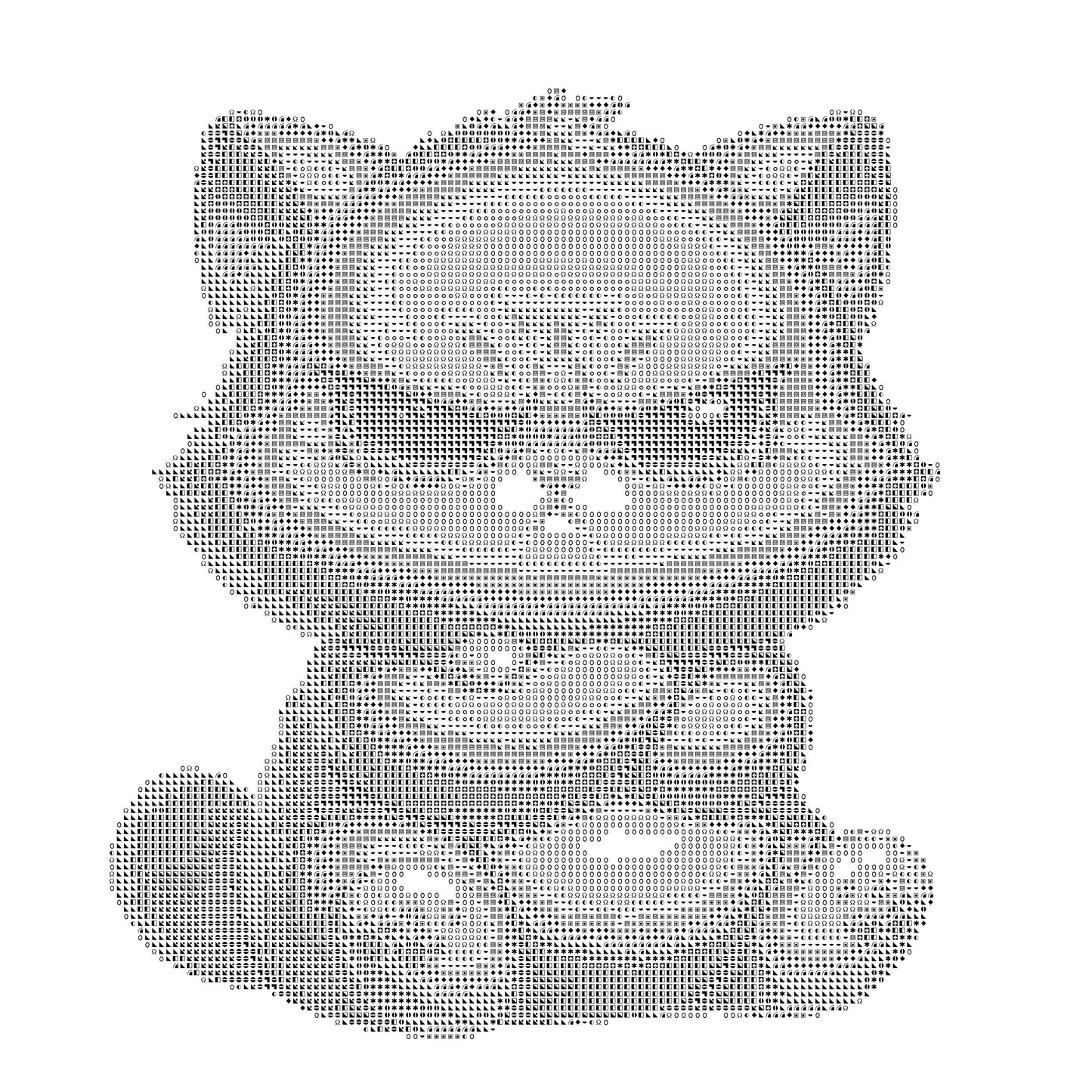 Angry Cat Cross Stitch Pattern